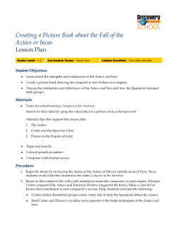 Creating a Picture Book about the Fall of the Aztecs or Incas