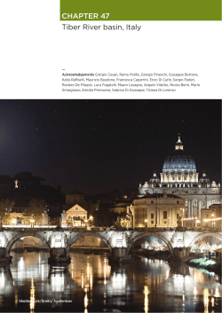 CHAPTER 47 Tiber River basin, Italy
