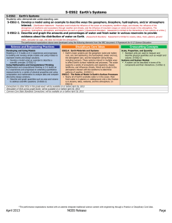 5-ESS2 Earth`s Systems