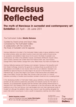 Narcissus Reflected - The Fruitmarket Gallery