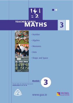 3 teach MATHS 21-25