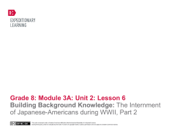 Grade 8: Module 3A: Unit 2