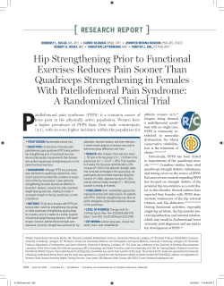 Hip Strengthening - Postural Restoration Institute