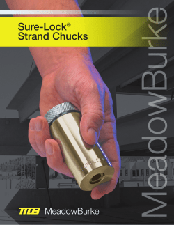 Sure-Lock&reg; Strand Chucks