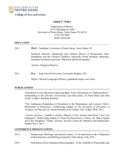 Adam T. Foley - Department of History