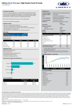 Liberty Multi-Manager High Equity Fund of Funds