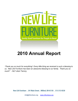 2010 - New Life Furniture