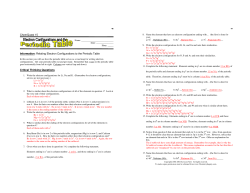 ChemQuest 15 Information: Relating Electron Configurations to the