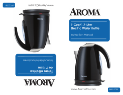 Teteraeléctrica de7tazas 7-Cup/1.7