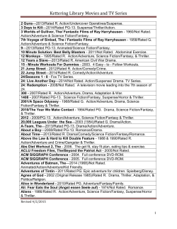 Kettering Library Movies and TV Series