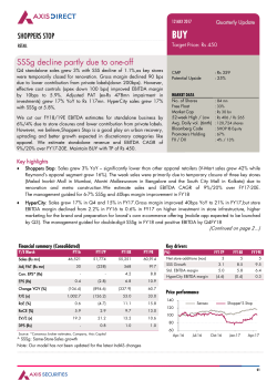 SSSg decline partly due to one-off