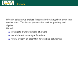 Graphing functions