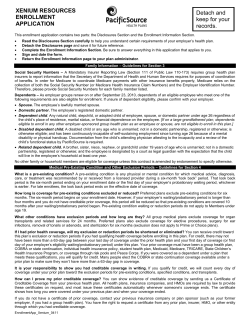 Enrollment Application