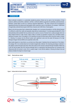 Added Value Topic 7 - Blood
