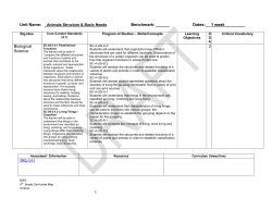 GRADE LEVEL COURSE UNIT TITLE