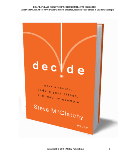 draft: please do not copy, distribute, cite or quote unedited excerpt