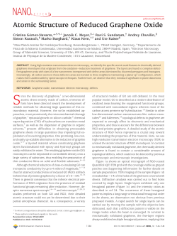 Atomic Structure of Reduced Graphene Oxide