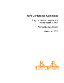Joint Conference Committee - San Francisco Department of Public