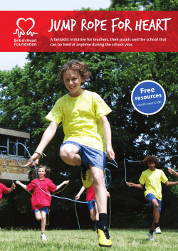 Jump Rope For Heart - Cornwall Healthy Schools