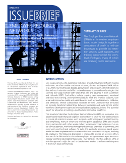 employer resource networks - Mathematica Policy Research