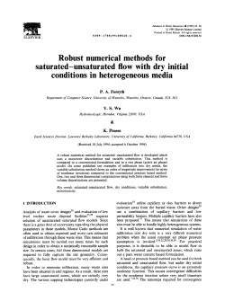 Robust numerical methods for saturated