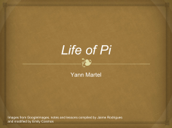 Life of Pi - fairviewhs.org