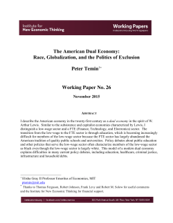 The American Dual Economy - Institute for New Economic Thinking