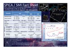 SPICA / SMI Fact Sheet