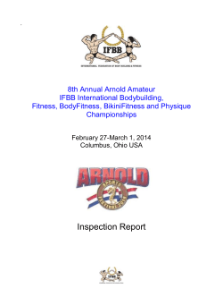 5th Annual Arnold Amateur