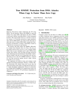 True IOMMU Protection from DMA Attacks: When Copy Is Faster