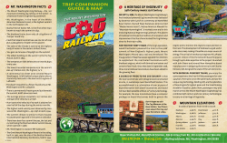 The MounT WashingTon - Mount Washington Cog Railway