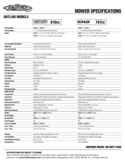 Outlaw Spec Sheet