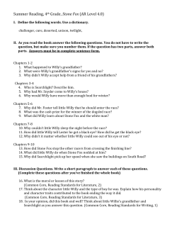Summer Reading, 4th Grade, Stone Fox (AR Level 4.0)