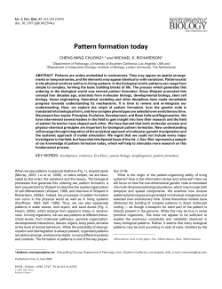 Full Text - The International Journal of Developmental Biology