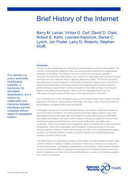 ISOC Template - Internet Society