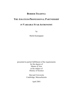 Border Trading: The Amateur-Professional