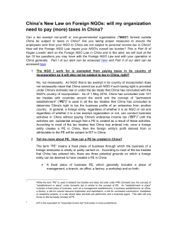 10 Tax Things You Need to Know about China`s