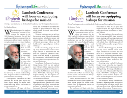 half page - The Episcopal Church