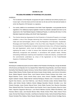 Ley de Marcas y otros Signos Distintivos, la cual fue