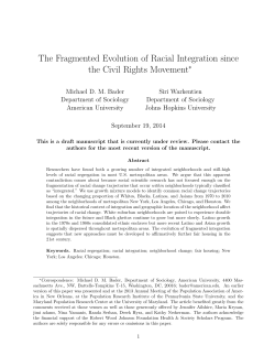 Bader and NeighborhoodTrajectories