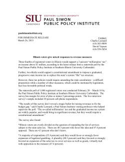 Illinois voters give mixed responses to revenue measures