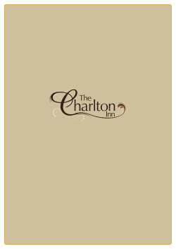 Menu 2016 - The Charlton Inn