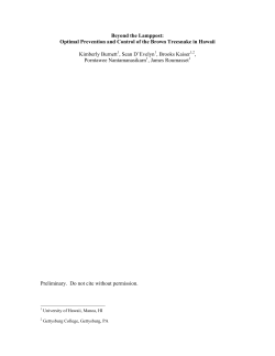 The Economics of Invasive Species: Integrating Bio