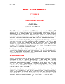 capital flight - Tax Justice Network