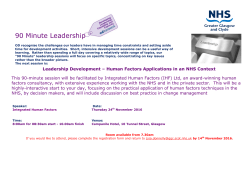 90 Minute Leadership