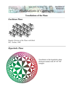 Escher`s tessellations of the Euclidean and hyperbolic planes