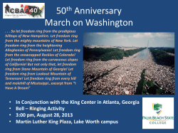 50th Anniversary March on Washington