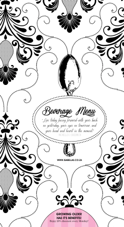 Beverage Menu