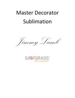 Master Decorator Sublimation