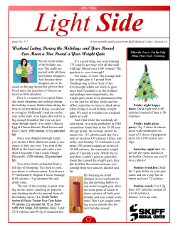ON THE Light Side - Skiff Medical Center